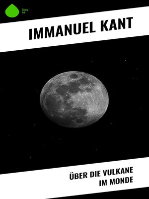 cover image of Über die Vulkane im Monde